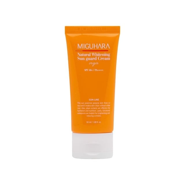 Expiring Soon_251130_MIGUHARA Natural Whitening Sun Guard Cream Origin SPF50+/PA++++ 50ml