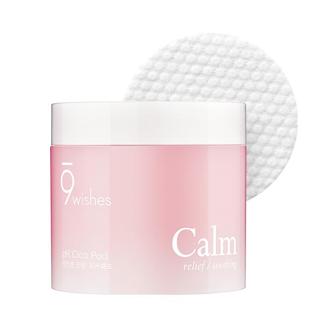 9wishes pH Calm Cica Toner Pad 70 sheet