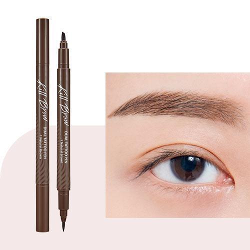 CLIO Kill Brow Dual Tattoo Pen & Remover Pen Set (3 Colors)