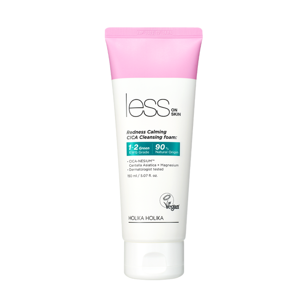 [HOLIKA HOLIKA] Less On Skin Redness Calming Cica Cleansing Foam 100ml