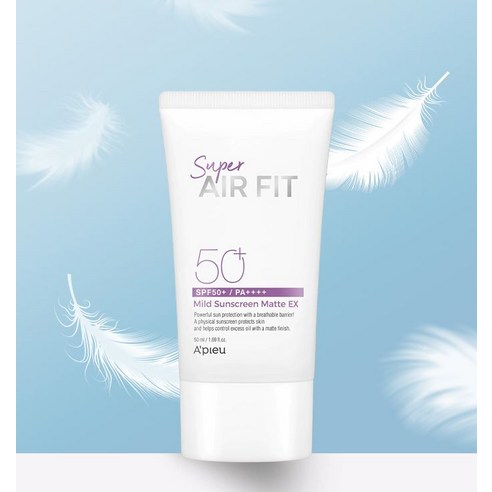 A'pieu Super Air Fit Mild Sunscreen Matte SPF50+ PA++++ 50ml