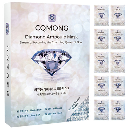 CQMONG Diamond Ampoule Sheet Mask 30ml X 10ea