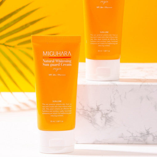 MIGUHARA Natural Whitening Sun Guard Cream Origin SPF50+/PA++++ 50ml