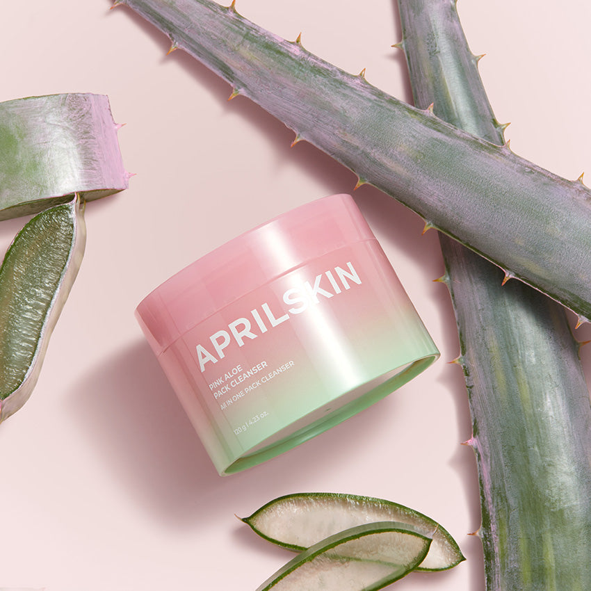 APRILSKIN Pink Aloe Mask-to-Foam Soothing Cleanser 120g