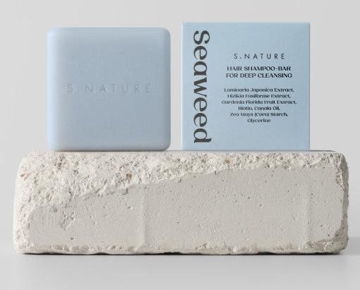 S.NATURE HAIR SHAMPOO-BAR FOR DEEP CLEANSING 100g