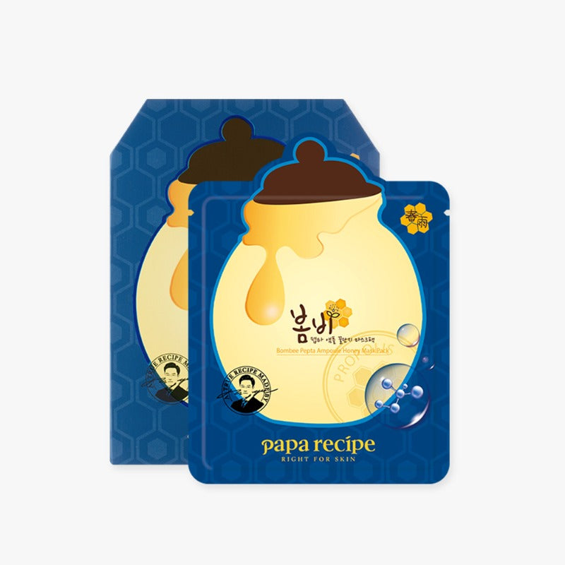 papa recipe Bombee Pepta Ampoule Honey Mask Pack Set 25g x 10 pcs