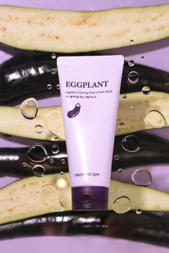 papa recipe Eggplant Clearing Mud Cream Mask 100ml