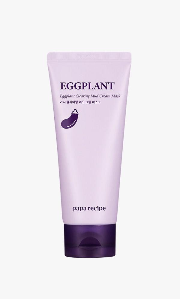 papa recipe Eggplant Clearing Mud Cream Mask 100ml