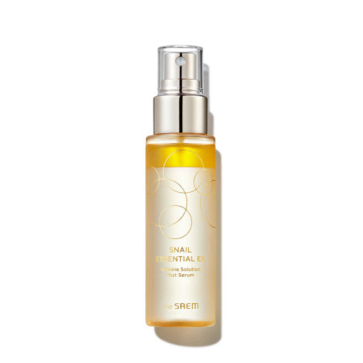 the SAEM Snail Essential EX Wrinkle Solution Mist Serum 75ml