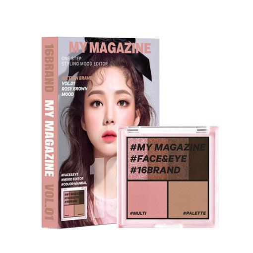 16BRAND My Magazine Shadow Palette 7.5g (10colors)