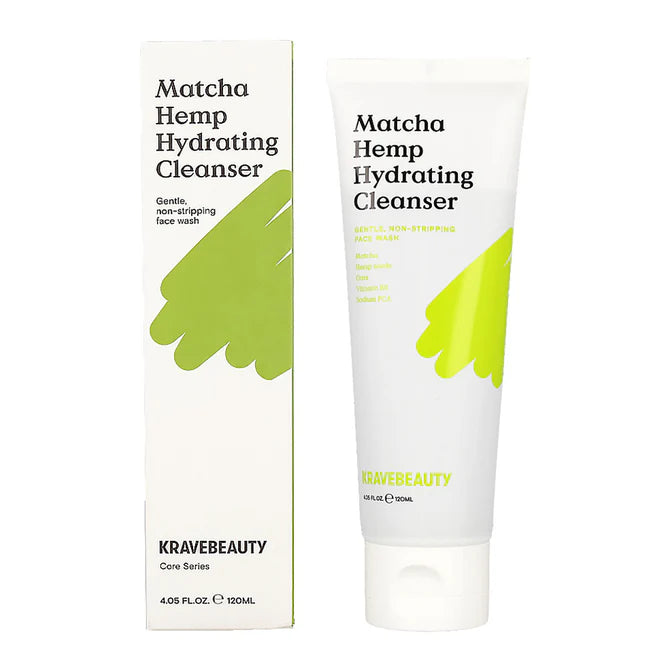 KRAVEBEAUTY Matcha Hemp Hydrating Cleanser 120ml