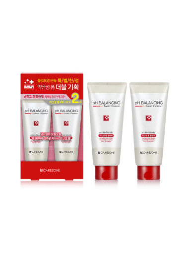 CARE ZONE pH Balancing Foam Cleanser Duo Set (200ml+200ml)