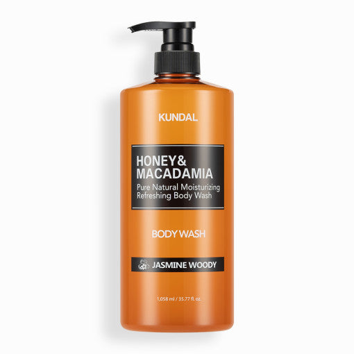 KUNDAL Honey & Macadamia Pure Natural Moisturizing Refreshing Body Wash 1058ml #JASMINE WOODY