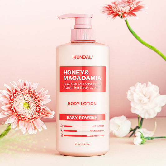 KUNDAL HONEY & MACADAΜΙΑ PURE BODY LOTION 500ml (9-type)