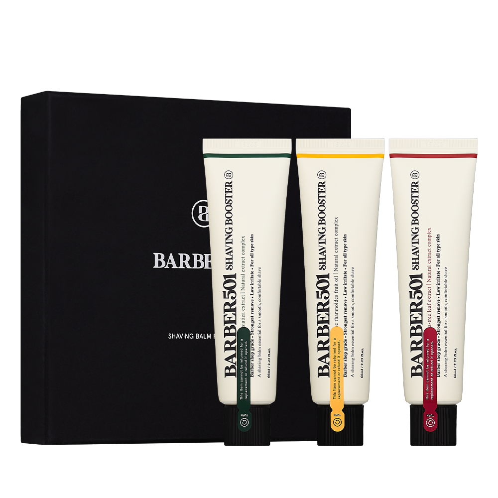 BARBER501 Shaving Booster Balm (3 Types Set) 66ml X 3ea