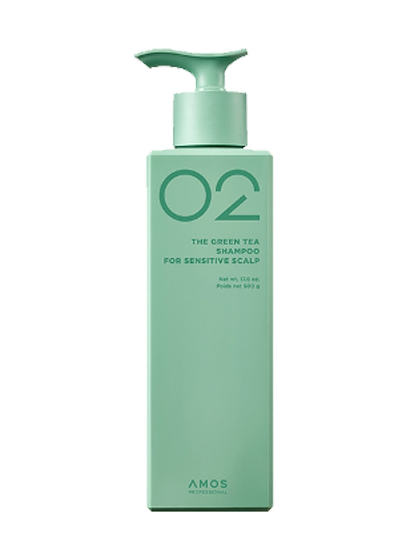 amos PROFESSIONAL THE GREEN TEA SHAMPOO FOR SENSITIVE SCALP 500ml