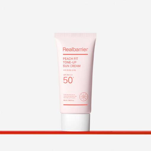 [Real Barrier] Peach Fit Tone-Up Sun Cream SPF 50+ PA++++50ml