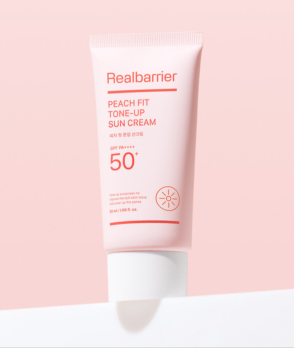 [Real Barrier] Peach Fit Tone-Up Sun Cream SPF 50+ PA++++50ml