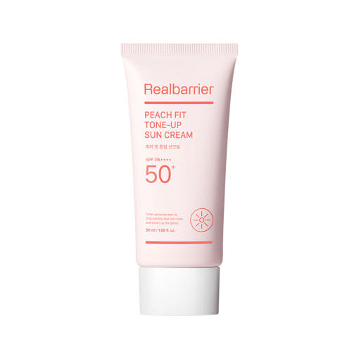 [Real Barrier] Peach Fit Tone-Up Sun Cream SPF 50+ PA++++50ml