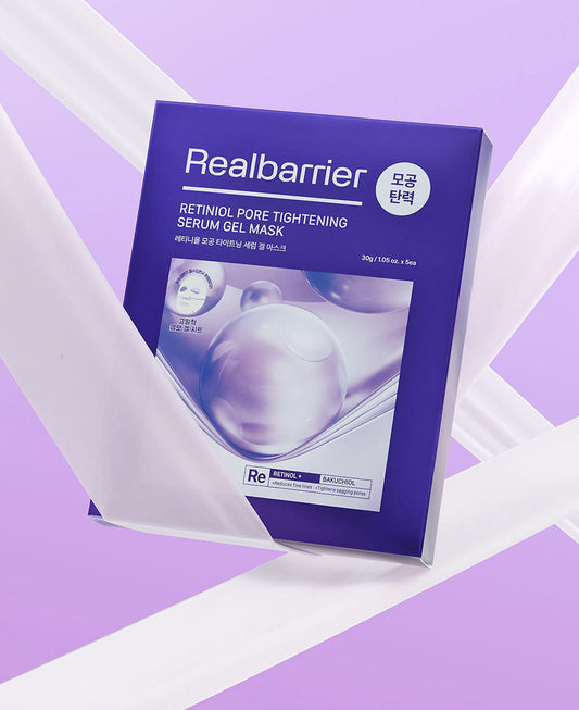 [Real Barrier] Retinol Pore Tightening Serum Gel Mask 30g*5ea