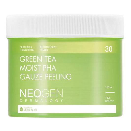 NEOGEN Dermalogy Green Tea Moist PHA Gauze Peeling 30 Sheets